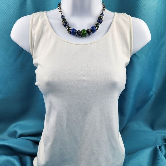 🩵Premier "Dive In" Blue & Green Necklace - Picture 2 of 11